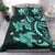 Hawaii Bedding Set - Hawaii Polynesian Turtle Hibiscus Bedding Set - Turquoise - Polynesian Pride