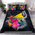 Polynesian Bedding Set - Tokelau Duvet Cover Set Tropical Flowers - Polynesian Pride