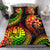 Polynesian Bedding Set - Tahiti Duvet Cover Set - Reggae Plumeria - Polynesian Pride