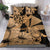 Hawaii Turtle Bedding Set Polynesian Hibiscus Art Ver 2.0 Gold AH - Polynesian Pride