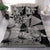 Hawaii Turtle Bedding Set Polynesian Hibiscus Art Ver 2.0 Gray AH - Polynesian Pride