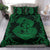 Hawaii Anchor Hibiscus Flower Vintage Bedding Set - AH - Green - Polynesian Pride