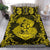 Hawaii Anchor Hibiscus Flower Vintage Bedding Set - AH - Yellow - Polynesian Pride