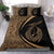 Hawaii Fish Hook Polynesian Bedding Set - Circle Style Gold - Polynesian Pride