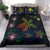 Hawaii Map Turtle Plumeria Galaxy Dark Blue - Bedding Set AH - Polynesian Pride