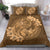 Hawaii Yin Yang Turtle Shark Hibiscus Plumeria Bedding Set - Gold - Polynesian Pride