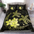 Hawaii Polynesian Turtle Plumeria Bedding Set - Pog Style Yellow - Polynesian Pride