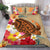 Hawaii Bedding Set - Hawaii Tropical Turtle Hibiscus And Plumeria Bedding Set - Polynesian Pride