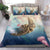 Hawaii Turtle And Jellyfish In Deep Sea Moana Bedding Set - Polynesian Pride