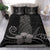 Hawaii Polynesian Pineapple Hibiscus Bedding Set - Zela Style Gray - Polynesian Pride