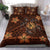 Hawaii Mix Polynesian Turtle Plumeria Bedding Set - AH - Nick Style - Orange - Polynesian Pride