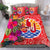 Tahiti Bedding Set - Hibiscus Polynesian Pattern Red Version Red - Polynesian Pride