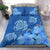 Hawaii Bedding Set - Hawaii Blue Hibiscus Turtle Polynesian Bedding Set - Polynesian Pride