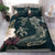 Hawaii Tropical Hibiscus Aumakua Personalized Bedding Set - Lucas Style - Green - Polynesian Pride