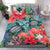 Kanaka Maoli (Hawaiian) Bedding Set - Polynesian Turtle Hibiscus And Seaweed - Polynesian Pride