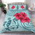 Hawaii Bedding Set - Hawaii Polynesian Turtle Hibiscus Blue Bedding Set - Bless Style - Polynesian Pride