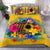 Marshall Island Polynesian Bedding Set - Turtle with Plumeria and Hibiscus - Polynesian Pride