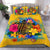 American Samoa Polynesian Bedding Set - Turtle with Plumeria and Hibiscus - Polynesian Pride