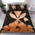 Hawaiian Kanaka Bedding Set Hibiscus Polynesian Love Orange - Polynesian Pride