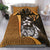 Kosrae Micronesian Bedding Set Gold - Turtle With Hook Gold - Polynesian Pride