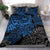 Tahiti Polynesian Bedding Set - Blue Turtle Hibiscus Flowing - Polynesian Pride