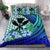 Kanaka Maoli (Hawaiian) Bedding Set - Lauhala Polynesian Hibiscus Blue - Polynesian Pride