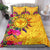 Polynesian Bedding Sets - Hawaii Kanaka Maoli & Flowers With Polynesian Patterns Yellow - Polynesian Pride