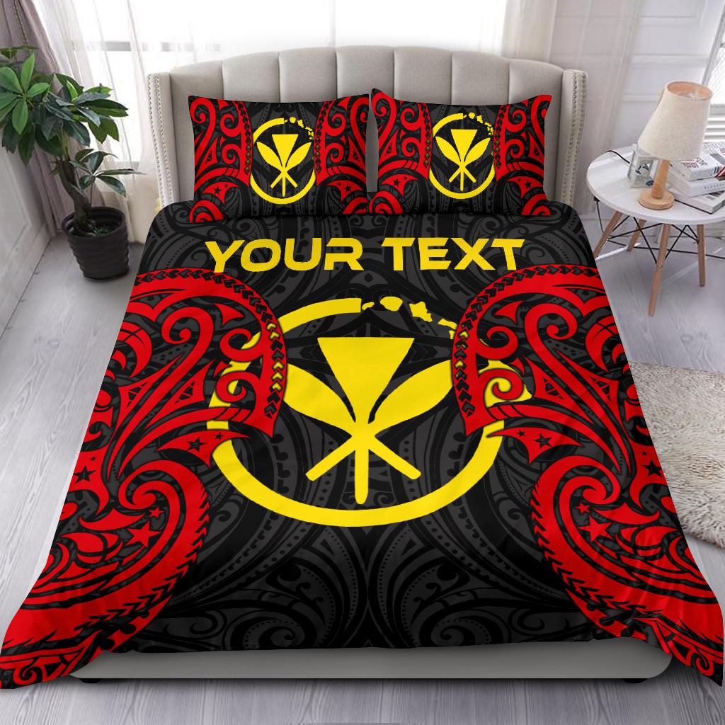 Polynesian Custom Personalised Hawaii Bedding Set - Hawaiian Spirit Red - Polynesian Pride