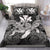 Hawaii Turtle Wave Polynesian Bedding Set - Hey Style Gray - Polynesian Pride