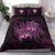 Hawaii Bedding Set - Turtle Strong Pattern Hibiscus Plumeria Pink AH - Polynesian Pride