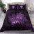 Hawaii Bedding Set - Turtle Strong Pattern Hibiscus Plumeria Violet AH - Polynesian Pride