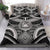 Polynesian Bedding Sets - American Samoa Coat Of Arm With Poly Patterns Black - Polynesian Pride