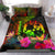 Tonga Polynesian Bedding Set - Hibiscus and Banana Leaves Reggae - Polynesian Pride