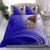 American Samoa Polynesian Bedding Set - Bald Eagle (Blue) - Polynesian Pride