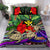 Kanaka Maoli (Hawaiian) Bedding Set - Polynesia Turtle Colorful And Hibiscus - Polynesian Pride