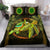 Cook Islands Bedding Set - Polynesian Turtle Palm Tree Green - Polynesian Pride