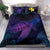 Hawaii Bedding Set - Hawaii Turtle And Palm Polynesian Retrospective - Polynesian Pride