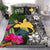 Papua New Guinea Bedding Set - Turtle Plumeria Banana Leaf - Polynesian Pride