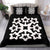 Hawaiian Bedding Set Royal Pattern - Black And White - A1 Style - Polynesian Pride