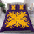 Hawaiian Bedding Set Royal Pattern - Purple And Gold - A2 Style - Polynesian Pride