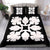 Hawaiian Bedding Set Royal Pattern - Black And White - C1 Style - Polynesian Pride