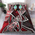 Guam Bedding Set - Tribal Flower Special Pattern Red Color Red - Polynesian Pride