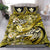 Kanaka Maoli (Hawaiian) Bedding Set - Waves Polynesian Turtle Hibiscus (Yellow) - Polynesian Pride