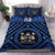 Fiji Bedding Set - Fiji Seal With Polynesian Tattoo Style (Blue) - Polynesian Pride