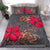 Hawaii Turtle Hibiscus Polynesian Bedding Set - Khoi Style - AH - Polynesian Pride