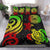 American Samoa Bedding Set - Reggae Tentacle Turtle Reggae - Polynesian Pride