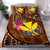 Hawaii Kanaka Maoli Personalised Bedding Set - Polynesian Hook And Hibiscus - Polynesian Pride