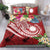 Nauru Polynesian Bedding Set - Summer Plumeria (Red) - Polynesian Pride