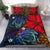 Hawaii Lauhala Hibiscus Polynesian Tropical Blue Bedding Set - Wake Style - AH - Polynesian Pride