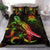 Tuvalu Polynesian Bedding Set - Turtle With Blooming Hibiscus Reggae Reggae - Polynesian Pride